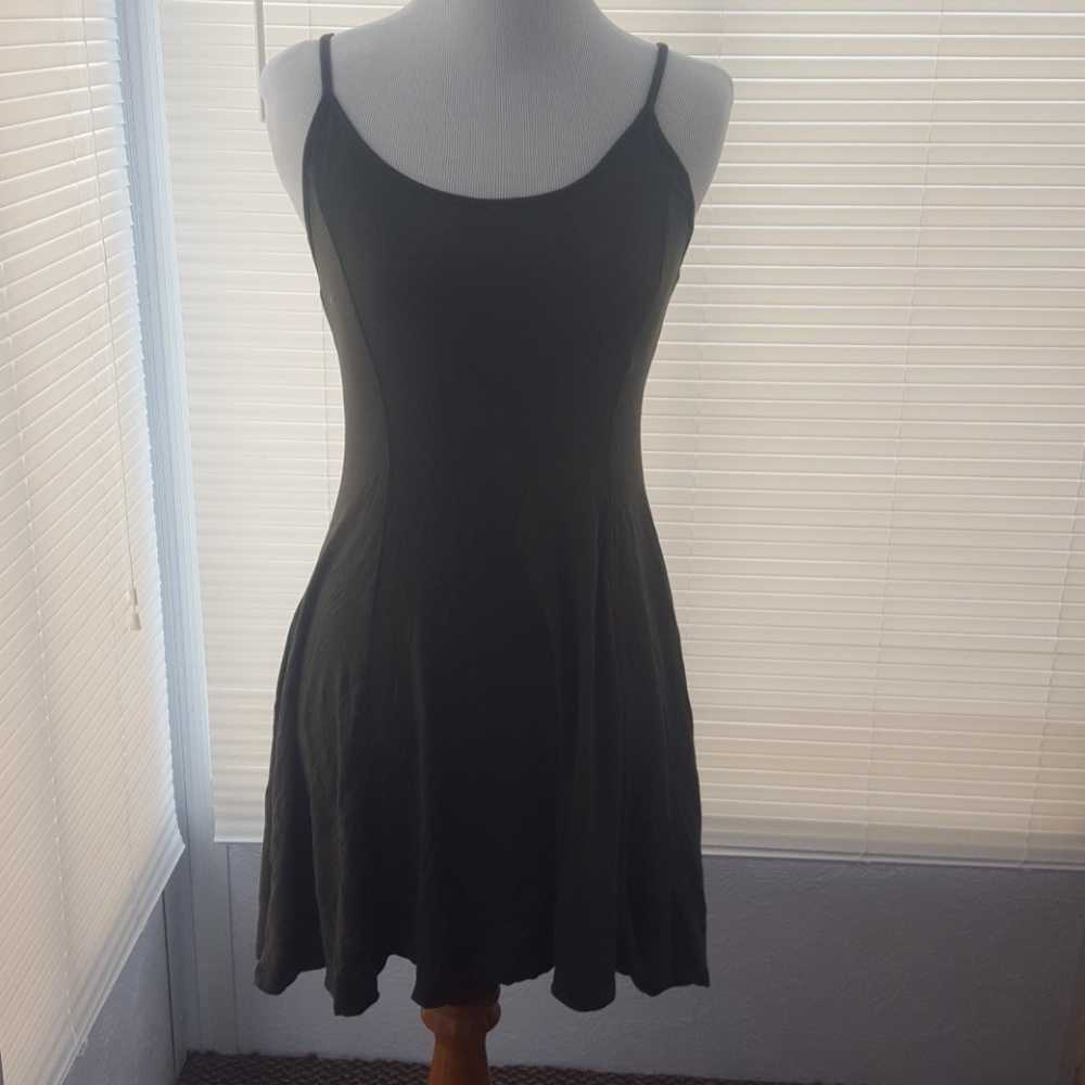 Olive green dress